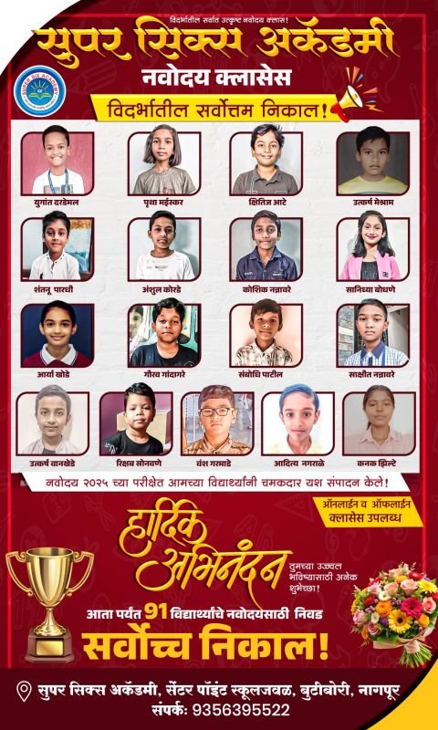 super six academy  navodaya  classes 