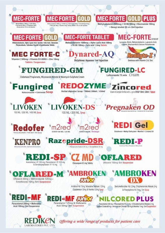 REDIKEN LABORATORIES PVT LTD PHARMA COMPANY 