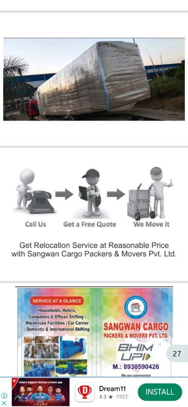 Sangwan Cargo Packers And Movers  image 2