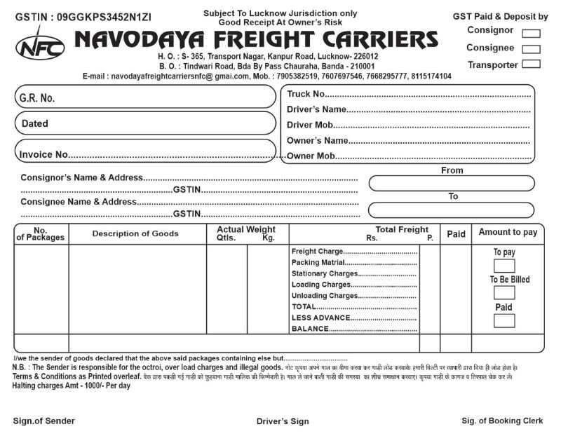 NAVODAYA FREIGHT CARRIERS